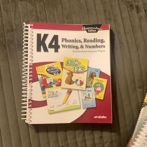 ABEKA K4 Curriculum/Lesson Plan Book